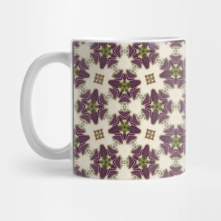 Maroon Flower Looking Pattern - WelshDesignsTP003 Mug